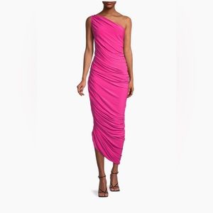 Norma Kamali Diana Gown, Rose XL, NWT